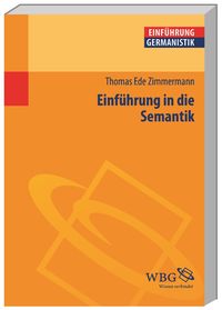 Produktbild: Einf&uuml;hrung in die Semantik