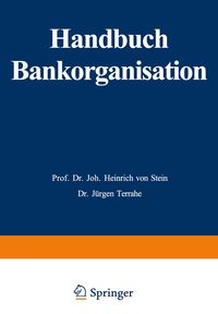 Produktbild: Handbuch Bankorganisation