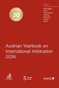 Produktbild: Austrian Yearbook on International Arbitration 2026