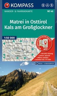 Produktbild: KOMPASS Wanderkarte 46 Matrei in Osttirol, Kals am Gro&szlig;glockner 1:50.000