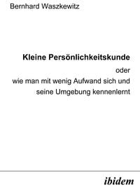 Produktbild: Kleine Pers&ouml;nlichkeitskunde