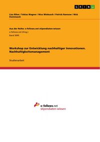 Produktbild: Workshop zur Entwicklung nachhaltiger Innovationen. Nachhaltigkeitsmanagement