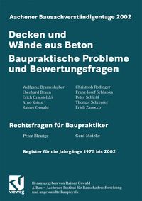 Produktbild: Aachener Bausachverst&auml;ndigentage 2002