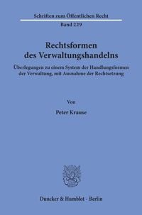 Produktbild: Rechtsformen des Verwaltungshandelns.