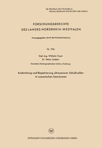 Produktbild: Ausbreitung und Registrierung ultrasonorer Schallwellen in ozeanischen Seer&auml;umen