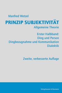 Produktbild: Prinzip Subjektivit&auml;t: Allgemeine Theorie
