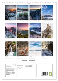 Bergpixel´s Bergwelten (Wandkalender 2024 DIN A3 hoch), CALVENDO Monatskalender
