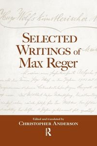 Produktbild: Selected Writings of Max Reger