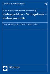 Produktbild: Vertragsschluss - Vertragstreue - Vertragskontrolle