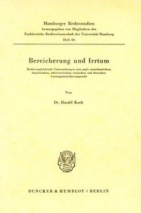 Produktbild: Bereicherung und Irrtum.