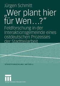 Produktbild: &bdquo;Wer plant hier f&uuml;r Wen&hellip;?&ldquo;