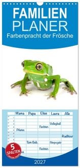 Produktbild: Familienplaner 2027 - Farbenpracht der Fr&ouml;sche mit 5 Spalten (Wandkalender, 21 x 45 cm) CALVENDO