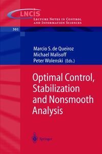 Produktbild: Optimal Control, Stabilization and Nonsmooth Analysis