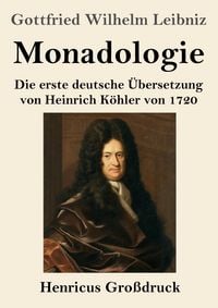 Produktbild: Monadologie (Gro&szlig;druck)