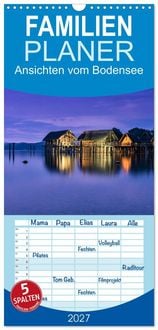 Produktbild: Familienplaner 2027 - Ansichten vom Bodensee mit 5 Spalten (Wandkalender, 21 x 45 cm) CALVENDO