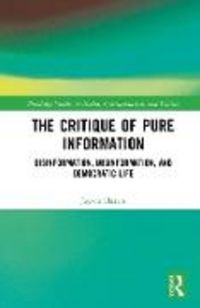 Produktbild: The Critique of Pure Information