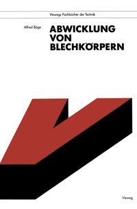 Bild vom Artikel Abwicklung von Blechkörpern vom Autor Alfred Böge