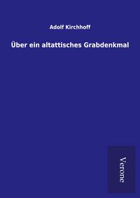 Produktbild: &Uuml;ber ein altattisches Grabdenkmal