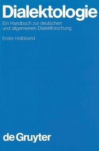 Produktbild: Dialektologie. 1. Halbband