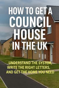 Produktbild: How to Get a Council House in the UK: Understand the System, Write the Right Letters, and Get the Home You Need
