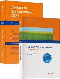 Produktbild: Buchpaket Lexikon f&uuml;r das Lohnb&uuml;ro und Lexikon Altersversorgung 2023