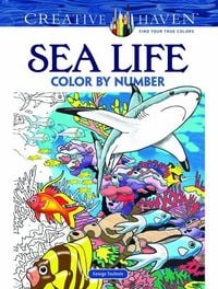 Produktbild: Creative Haven Sea Life Color by Number Coloring Book
