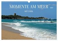 Produktbild: Momente am Meer mit Lyrik (Wandkalender 2027 DIN A3 quer), CALVENDO Monatskalender