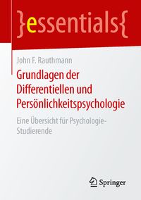 Produktbild: Grundlagen der Differentiellen und Pers&ouml;nlichkeitspsychologie
