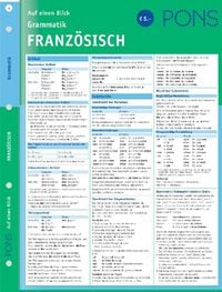 Produktbild: PONS Grammatik auf einen Blick. Franz&ouml;sisch