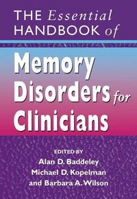 Produktbild: The Essential Handbook of Memory Disorders for Clinicians