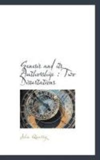 Produktbild: Genesis and Its Authorship: Two Dissertations