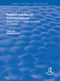 Produktbild: Religion and Social Transformations