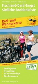 Produktbild: Publicpress Rad- und Wanderkarte Fischland-Dar&szlig;-Zingst, S&uuml;dliche Boddenk&uuml;ste 1:50.000