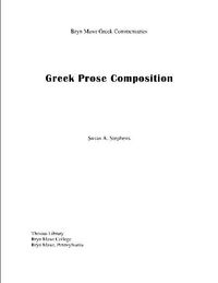 Produktbild: Stephens, S: Greek Prose Composition