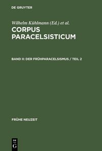 Produktbild: Der Fr&uuml;hparacelsismus / Teil 2