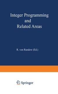 Produktbild: Integer Programming and Related Areas
