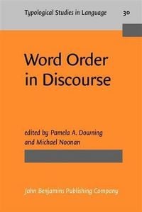 Produktbild: Word Order in Discourse