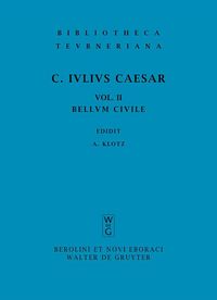 Produktbild: Commentarii belli civilis