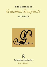 Produktbild: The Letters of Giacomo Leopardi 1817-1837