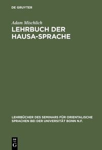 Produktbild: Lehrbuch der Hausa-Sprache