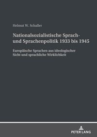 Produktbild: Nationalsozialistische Sprach- und Sprachenpolitik 1933 bis 1945