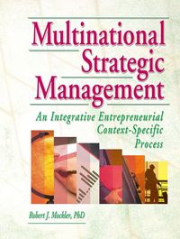 Produktbild: Multinational Strategic Management