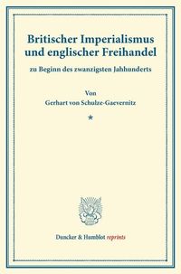 Produktbild: Britischer Imperialismus und englischer Freihandel