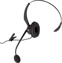 Produktbild: Auerswald COMfortel H-200 On Ear Headset kabelgebunden Mono Schwarz Noise Cancelling Telefon