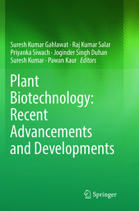 Produktbild: Plant Biotechnology: Recent Advancements and Developments