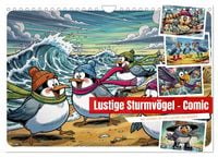 Produktbild: Lustige Sturmv&ouml;gel - Comic (Wandkalender 2027 DIN A4 quer), CALVENDO Monatskalender