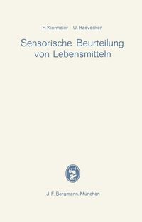 Produktbild: Sensorische Beurteilung von Lebensmitteln