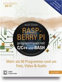 Produktbild: Raspberry Pi programmieren mit C/C++ und Bash