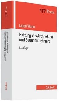 Produktbild: Haftung des Architekten und Bauunternehmers