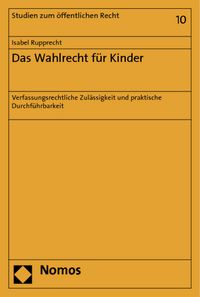 Produktbild: Das Wahlrecht f&uuml;r Kinder